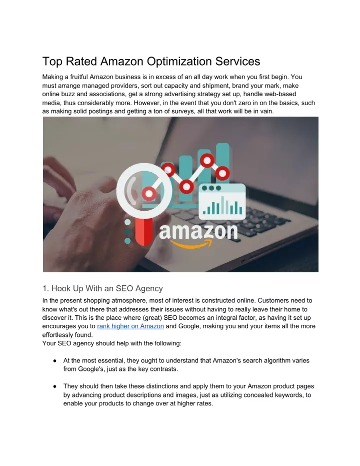 top rated amazon optimization services
