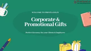 Buy Promotional and Corporate Gifts with Custom Printing at Printland.in