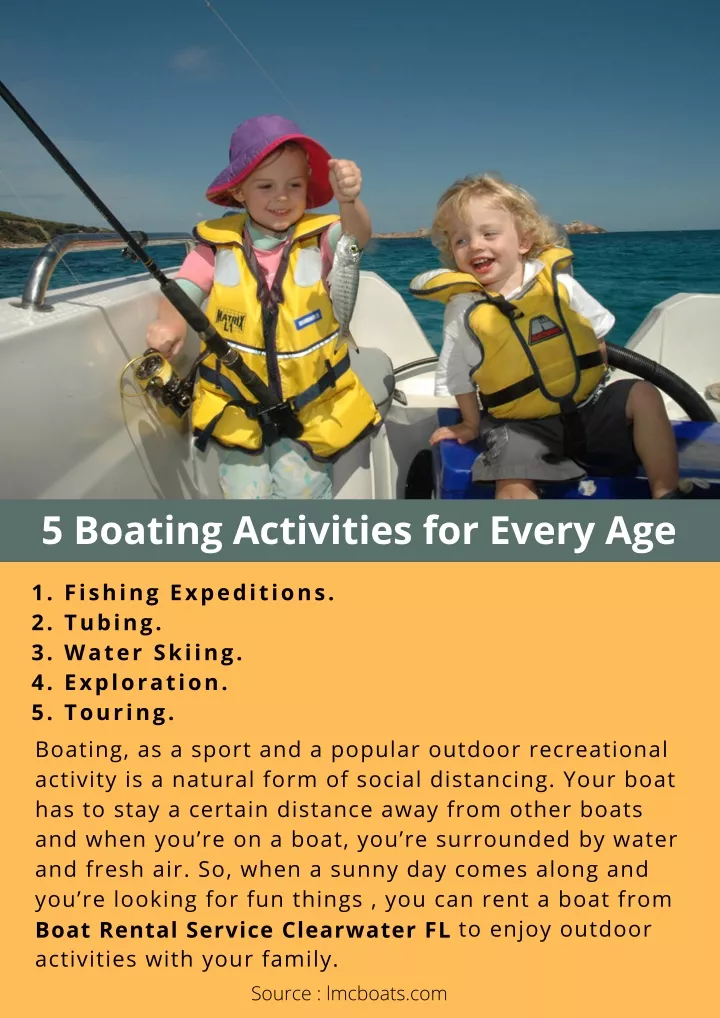 5 boating activities for every age