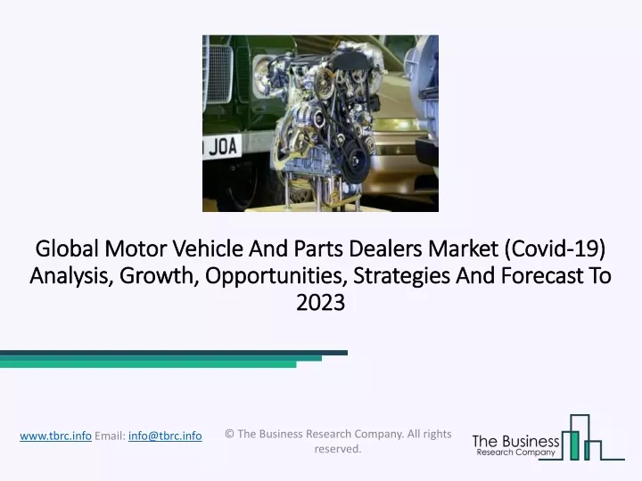 global motor vehicle and parts dealers market