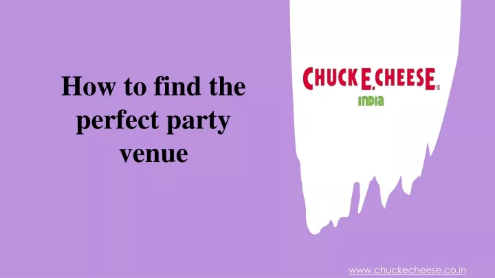 how to find the perfect party venue