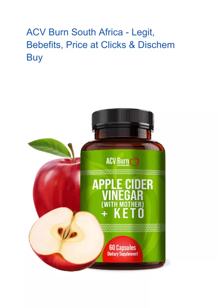 acv burn south africa legit bebefits price