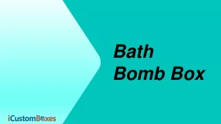 bath bomb b ox