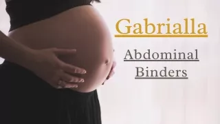 Abdominal Binders using during pregnancy