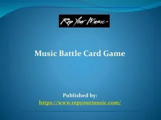Music Battle Card Game