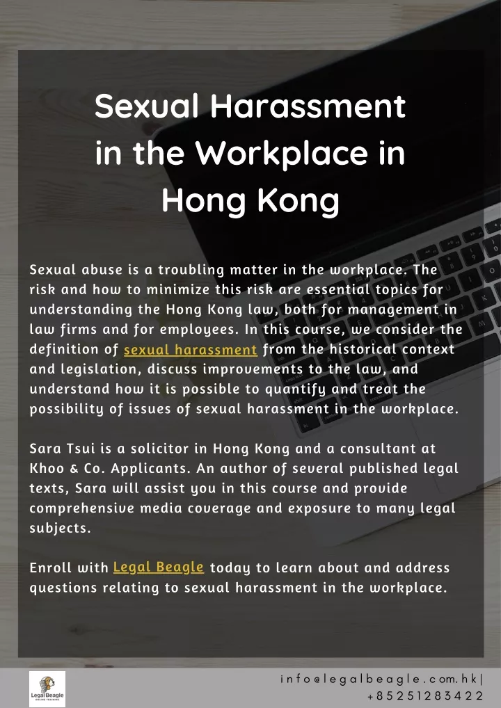 sexual harassment in the workplace in hong kong
