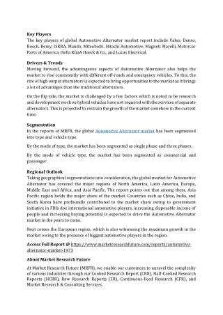 key players the key players of global automotive