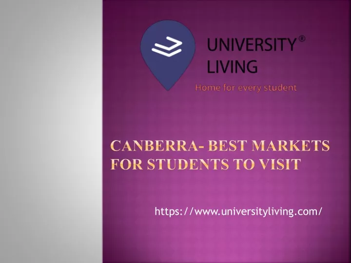 canberra best markets for students to visit