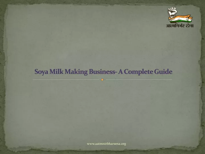 soya milk making business a complete guide