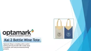 kai 2 bottle wine tote
