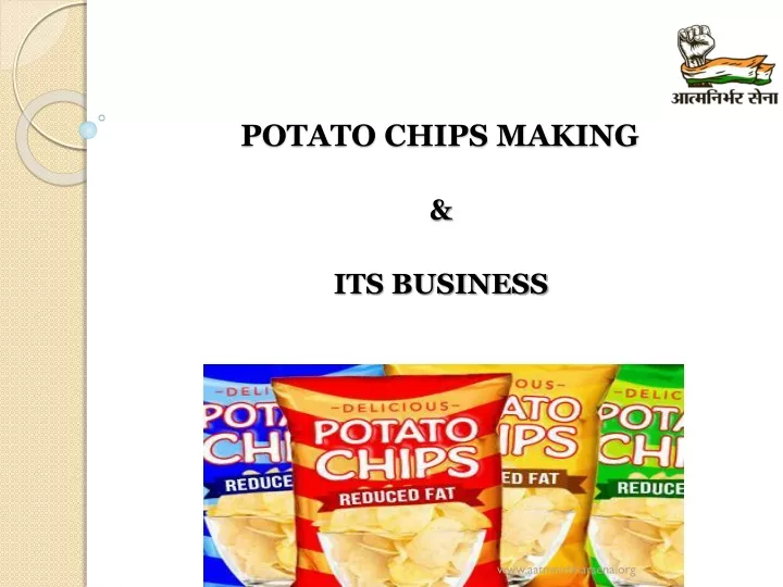 potato chips making