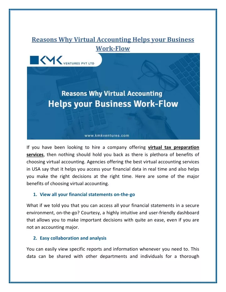 reasons why virtual accounting helps your