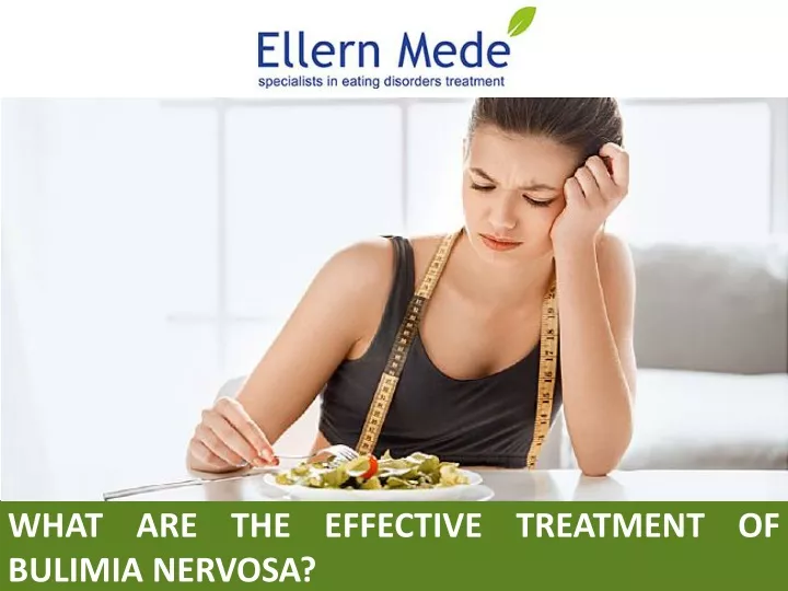 what are the effective treatment of bulimia