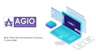 best html web development company to work with
