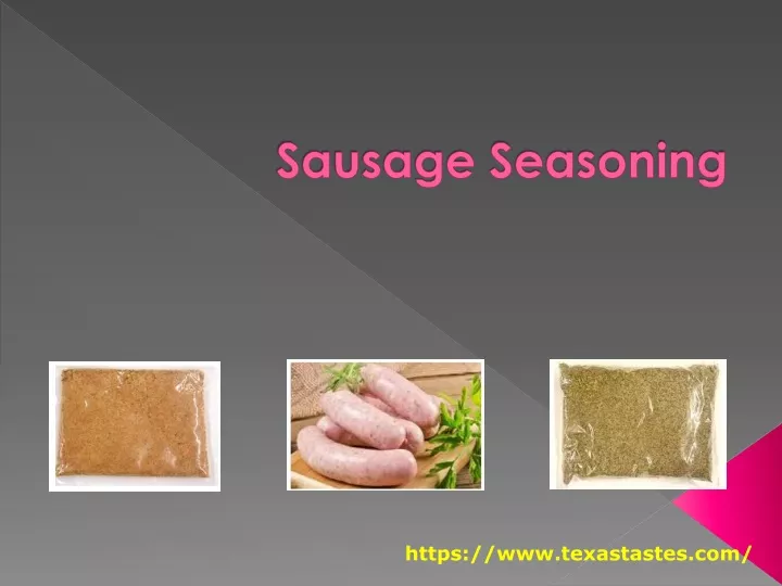 sausage seasoning