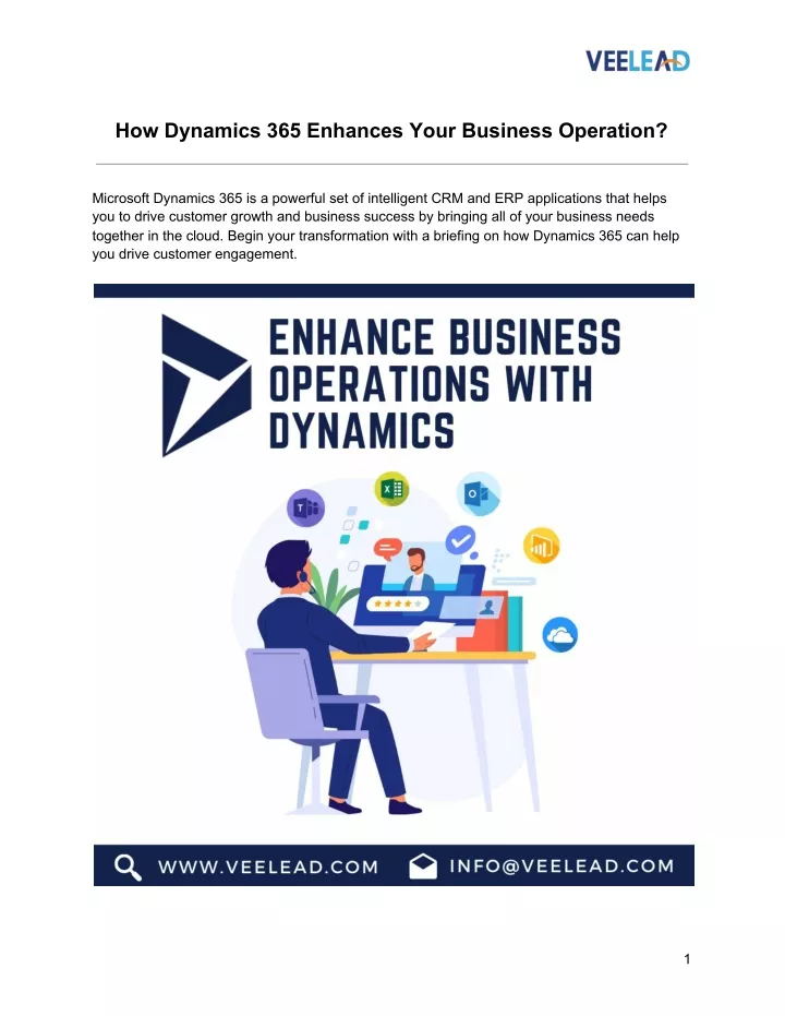 how dynamics 365 enhances your business operation