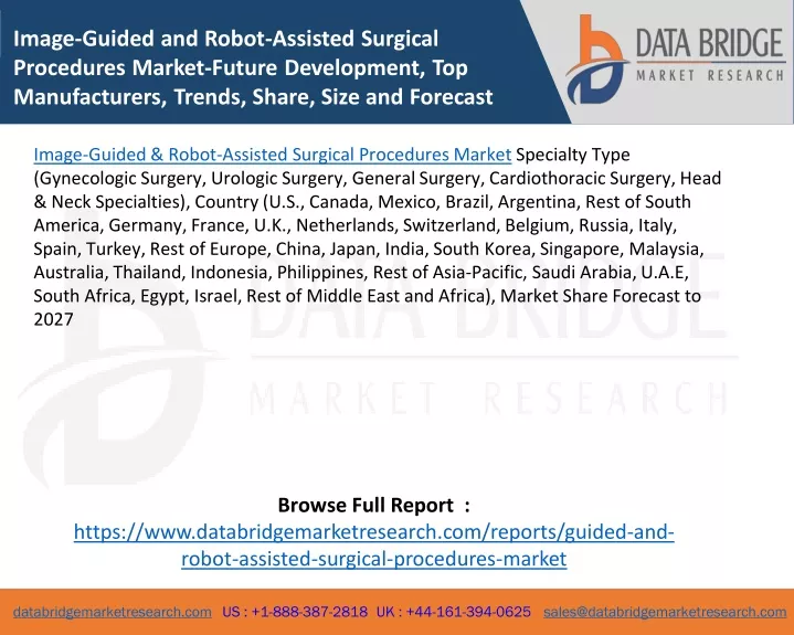 image guided and robot assisted surgical