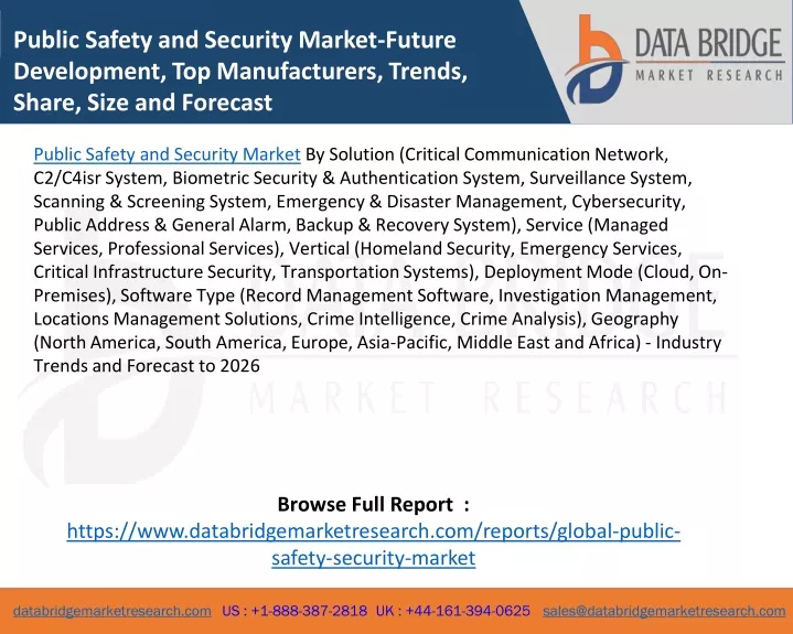 public safety and security market future