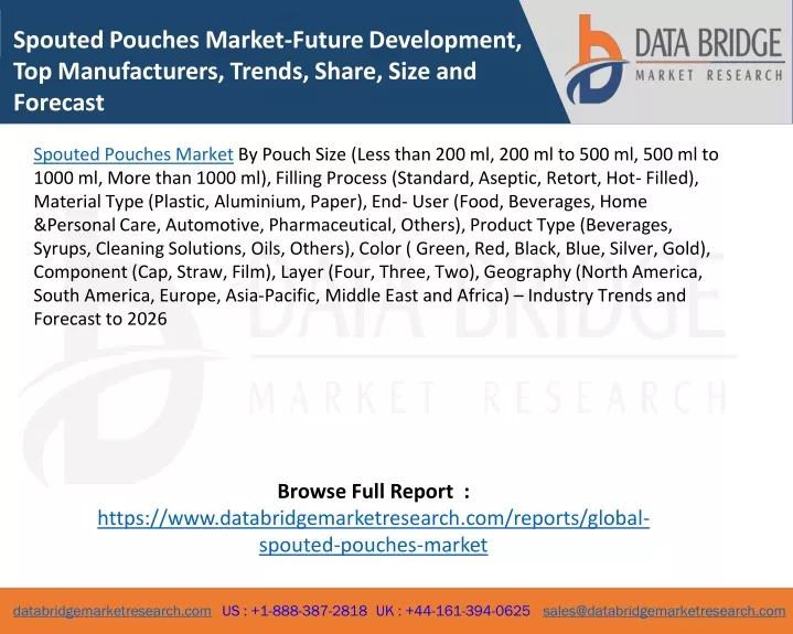 spouted pouches market future development