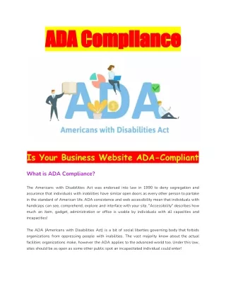 PPT - Ensure Accessibility with Professional ADA Compliance Services ...