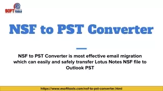NSF to PST Converter PPT