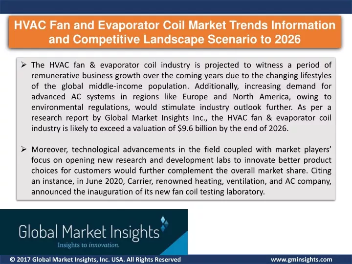 hvac fan and evaporator coil market trends