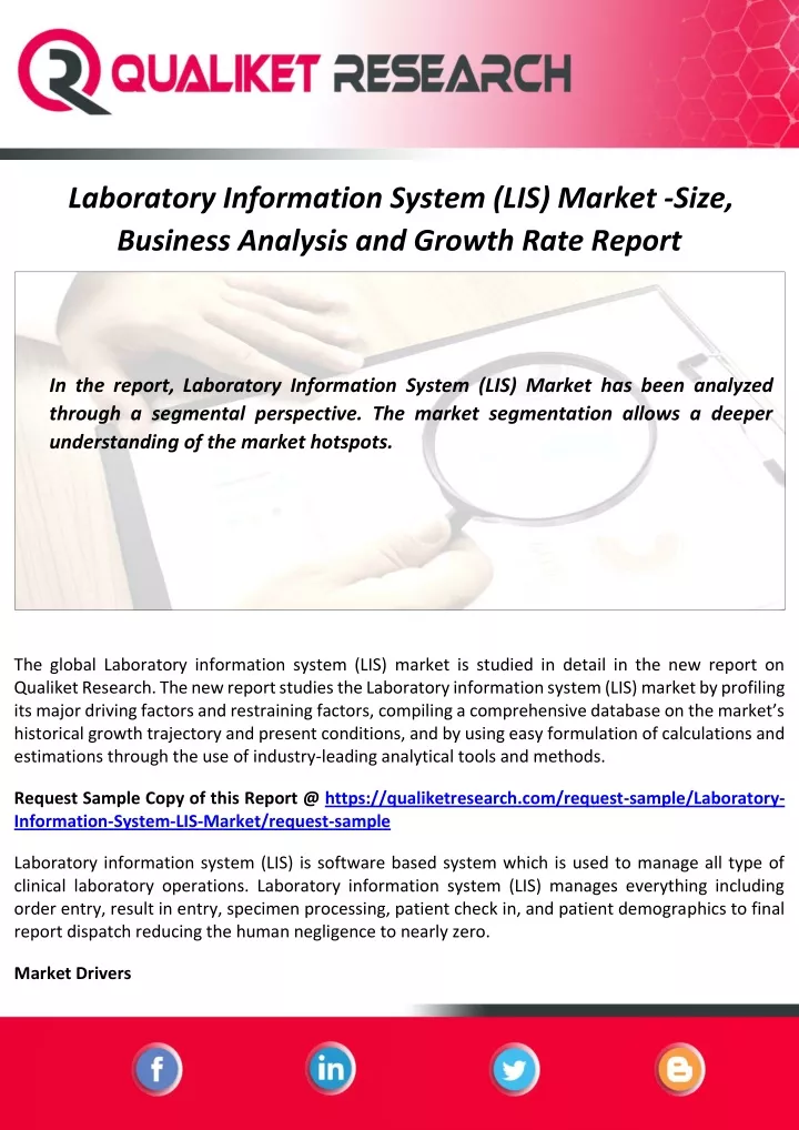 laboratory information system lis market size