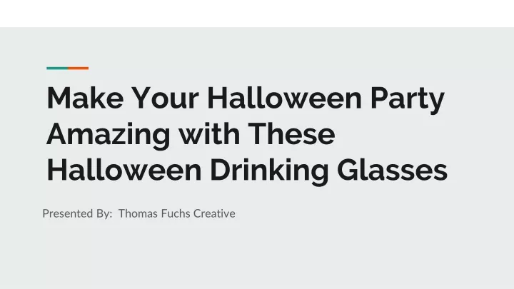 make your halloween party amazing with these halloween drinking glasses