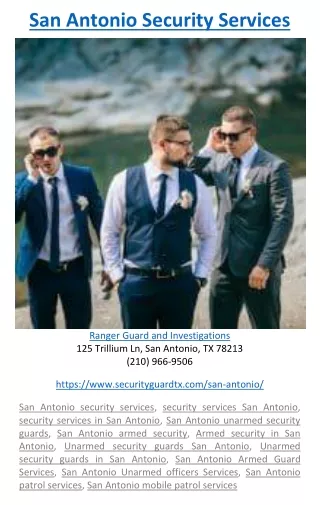 san antonio security services