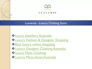 Luxury Fashion & Designer Shopping