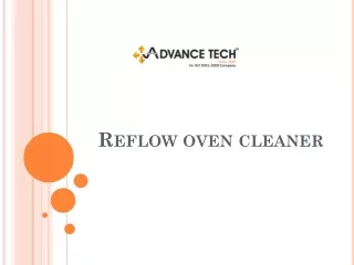 reflow oven cleaner