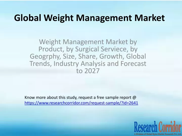 global weight management market