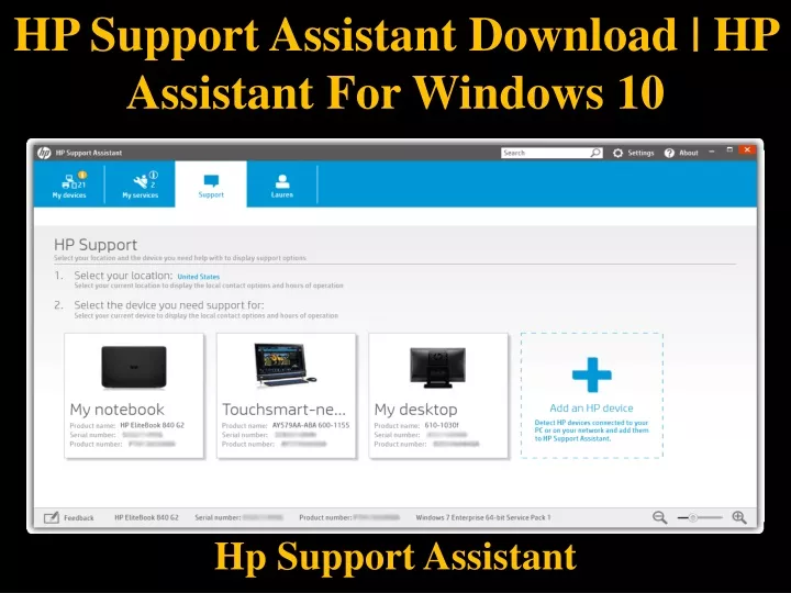 hp support assistant download hp assistant