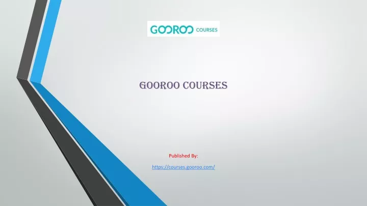 gooroo courses published by https courses gooroo com