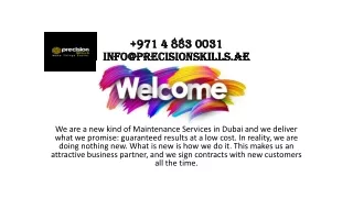 971 4 883 0031 info@precisionskills ae