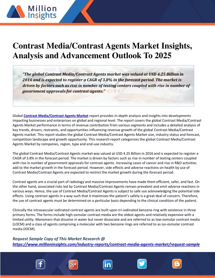 contrast media contrast agents market insights
