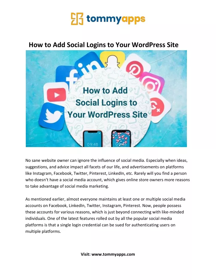 how to add social logins to your wordpress site