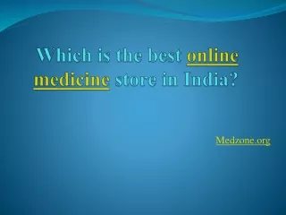 Online Medicine