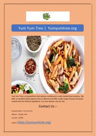 yum yum tree yumyumtree org