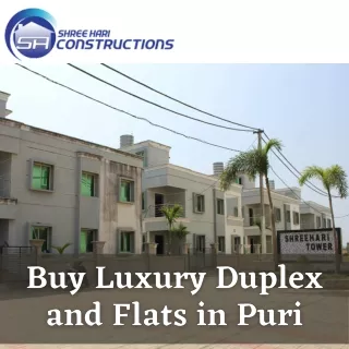 Buy Luxury Duplex and Flats in Puri