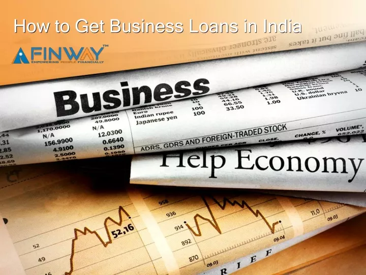 how to get business loans in india