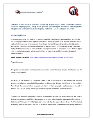 ischemic stroke market research report
