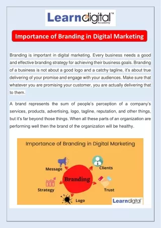 importance of branding in digital marketing