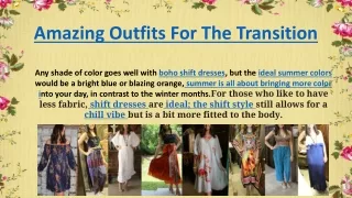 amazing outfits for the transition