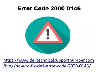 error code 2000 0146