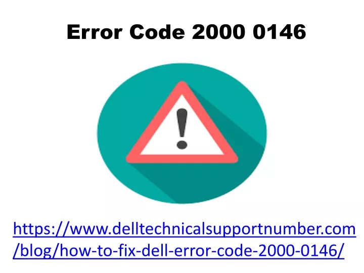 error code 2000 0146