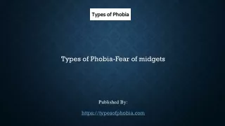 Types of Phobia-Types of Phobia