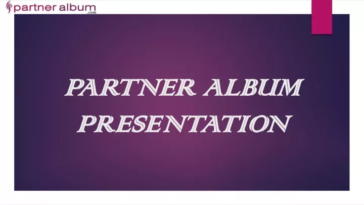 partner album presentation