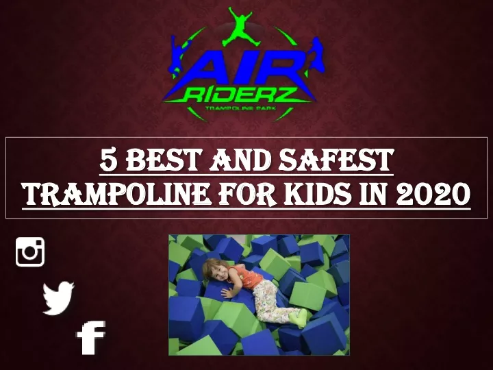 5 best and safest 5 best and safest trampoline