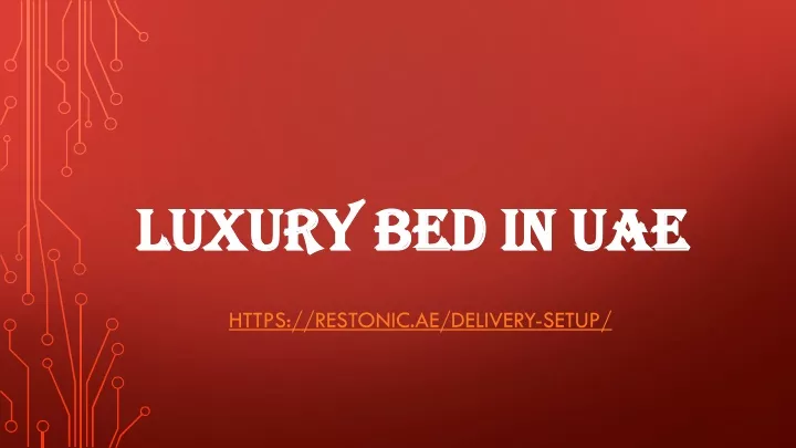 luxury bed in uae